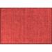 Ahgly Company Indoor Rectangle Solid Red Modern Area Rugs 5 x 7