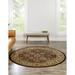 Rugs.com Aditi Collection Rug â€“ 7 10 Round Brown Low Rug Perfect For Kitchens Dining Rooms