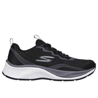 Skechers Boy's Elite Sport - Push-Pace Sneaker | Size 12.0 | Black/Charcoal | Textile/Synthetic | Machine Washable