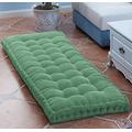 DG Catiee Thick Bench Cushion Pad/Long Sofa Cushions Indoor,Garden Bench Cushion Seat Pad,Rectangle Dining Bench Cushion/Bed Floor Cushions (160x40cm,Green B)