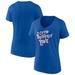 Women's Fanatics Branded Royal Philadelphia 76ers Team Pride V-Neck T-Shirt
