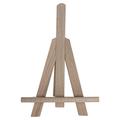 WooDeeDoo (10 Pcs.) Mini Wooden Table Top LUX Easel | 15 cm | Deeper Holder Trim | Solid Beech Wood Desk Art Canvas Display Stand for Name Wedding Cards Pictures Photos Crafts up to A5