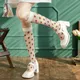 Harvey-Bas résille pour femmes chaussettes fines ultra fines chaussettes transparentes en cristal