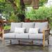 Cambridge Casual Nassau Teak Patio Sofa