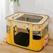 Portable Foldable Pet Playpen + Free Carrying Case | Available in 4 Sizes Indoor/Outdoor Water-Resistant