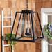 SAFAVIEH Lighting Rydler 13" Outdoor Pendant - 13" x 12" x 16" - W/D/H