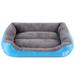 Rectangle Washable Dog Bed Warming Comfortable Square Pet Bed Simple Design Style Durable Dog Crate Bed for Medium Large Dogs