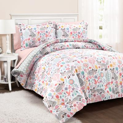 Lush Decor Pixie Fox With Sheet Set Kids Back To Campus Comforter