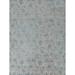 All-Over Floral Art & Craft Modern Area Rug Hand-Knotted Wool Carpet - 8'4"x 9'8"