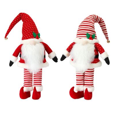 Set of 2 Santa Elf Christmas Tabletop Figure 30"