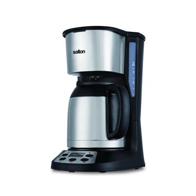 Salton Jumbo Java FC1667TH Coffee Maker Stainless Steel Black