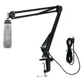 Samson C01U Pro USB Microphone Recording Streaming Mic+Audio Technica Boom Arm