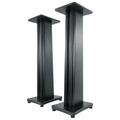 (2) Rockville SS36B Black Wood Grain 36 Speaker Stands Fits Mackie CR3-X