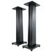 (2) Rockville Black Wood Grain 36 Speaker Stands Fits Bowers & Wilkins 707 S2