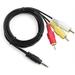 Yustda A/V Audio Video TV Cable for Philips Portable DVD Player PET741 c 37 PET741M 37