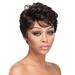 GWAABD U Part Hair Extensions Fashion Synthetic Cool Short Curly Women s Wigs Black Natural Hair Wigs Female
