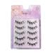 5 Pairs Dense Makeup Eyelashes for Girls Soft Waterproof Oilproof False Eyelashes for Women Girls Daily Wearing