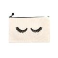 Best Giftï¼�Eyelash Pattern Makeup Bag Storage Bag for Women Inspirational Gift for Girls Funny Eyeshadows Travel Storage Bag