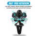 Venoro 360Â°Car Phone Holder Cradle Stand For Mobile Cell Phone GPS iPhone Samsung LG