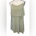 American Eagle Outfitters Dresses | Aeo American Eagle Comfy Knit Summer Dress Women’s Size Large L | Color: Gray/Yellow | Size: L