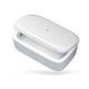 EINOVA Mundus Qi-Schnelllade-Dockingstation & UV-C-Desinfektionsbox mit 99,99% Effektivität Plus Stauraum | 10W | Drahtlose Tischladestation für Earbuds, Apple & Android Smartphones