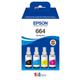 Original Multipack Epson EcoTank L385 Printer Ink Cartridges (4 Pack) -C13T664140