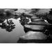 Millwood Pines Stepping Stones - Wrapped Canvas Photograph Canvas in Black/Gray | 12 H x 18 W x 1.25 D in | Wayfair