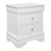 Darby Home Co Holz 3 - Drawer Nightstand in White Wood in Brown/White | 24 H x 16 W x 21 D in | Wayfair E7908994A33C413CB151895D10A8249A