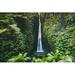 Millwood Pines Beautiful Waterfall by Nuture - Wrapped Canvas Photograph Canvas in Green/White | 8 H x 12 W x 1.25 D in | Wayfair