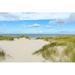 Highland Dunes Beach and Sand Dunes by Ah Fotobox - Wrapped Canvas Photograph Canvas in Brown/Green | 20 H x 30 W x 1.25 D in | Wayfair