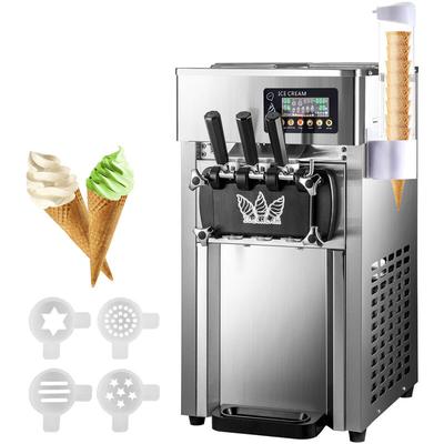 Speiseeisbereiter Desktop Kommerzielle Softeismaschine 16-18 l/h 50Hz Eismaschine Ice Cream maker
