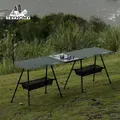 Table pliante légère en alliage d'aluminium table d'extérieur table de camping relevable