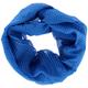 s.Oliver Women's Loop Schal mit Plisseefalten, Blue, 1