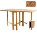 Golden Teak Wood Rectangular Extendable Outdoor Dining Table Extension Patio Table