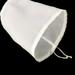 80 Mesh Food Grade Wine Filter Bag Reusable Home Brew Beer Making Extra Fine Extraction Sack Best for Straining Food Nut Milk Brewing Needs 6.6x12inch