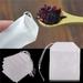 JETTINGBUY 100pcs Empty Teabags String Heat Seal Filter Paper Herb Loose Tea Bag 5.5 x 7cm