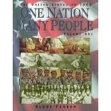 Pre-Owned One Nation Many People: The United States to 1900 9780835907965