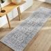 NAAR MARFI 2 2x8 Area Rug IVORY/GREY/Oriental Accent Power Loom Machine -Crafted Indoor Door Mat Non-Slip and Non-Shedding Throw Rug for Home Bedroom Kitchen Floor Bathroom Dining and Office
