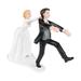 NUOLUX Elegant Bride and Groom Cake Topper Figurine Wedding Decoration Figurine Gift