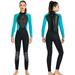 3mm Women Neoprene Wetsuit Full Body Diving Suit for Snorkeling Surfing