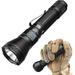 TrustFire T40R Rechargeable Tactical Flashlight 550m Range/1800 Lumen /6 Modes/IPX8 Waterproof LED Flashlight for Hiking Hunting Camping Outdoor Sport (Battery Included)