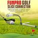 FunPro Golf Slice Corrector - Inside Approach Golf Swing Trainer Aid Portable Golf Practice Tool for a Proper Swing Golf Swing Training Aid for Beginners & Players Lightweight 1.3 lbs.