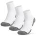 Suzicca Men 3 Pairs Cushioned Hiking Socks Outdoor Sports Casual Cotton Crew Socks for Hiking Trekking Walking