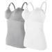 Comfy Pregnancy Womens Nursed Tank Tops Built In Bra Top For Breastfeeding Maternity Camisole Brasieres 2PC With 4PC Pads Dress Women