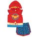 DC Comics Justice League Wonder Woman Toddler Girls Tank Top and Active Retro Dolphin French Terry Shorts Toddler to Big Kid