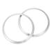 Unique Bargains 2 Pcs Air Conditioning Outer Vent Rings AC Decor Trim Covers for Toyota 86 for Subaru BRZ Silver Tone