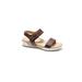 Women's Dominica Sandal by Hälsa in Dark Brown Embossed (Size 10 M)