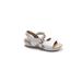 Wide Width Women's Destiny Sandal by Hälsa in White Gold (Size 11 W)