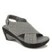 Women's Alyssa Sandal by JBU in Grey Shimmer (Size 11 M)