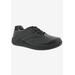 Women's Tour Sneaker by Drew in Black Leather (Size 7 1/2 XW)